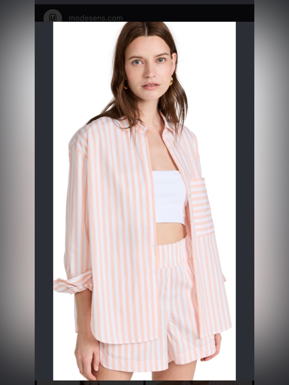 AYR The Deep End Button-Down Shirt size Small